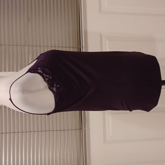 4/$30 Purple Lacy Camisole - Size Medium - Picture 3 of 7